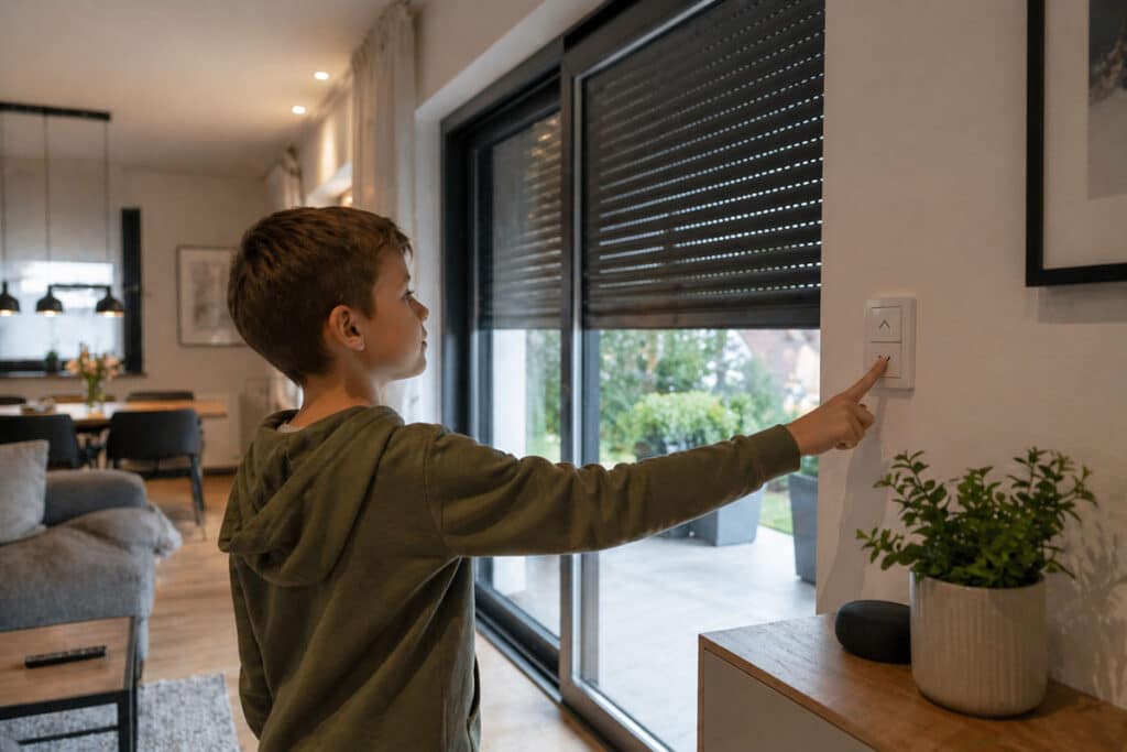 kind-elektrische-jalousie-smarthome-fertighaus