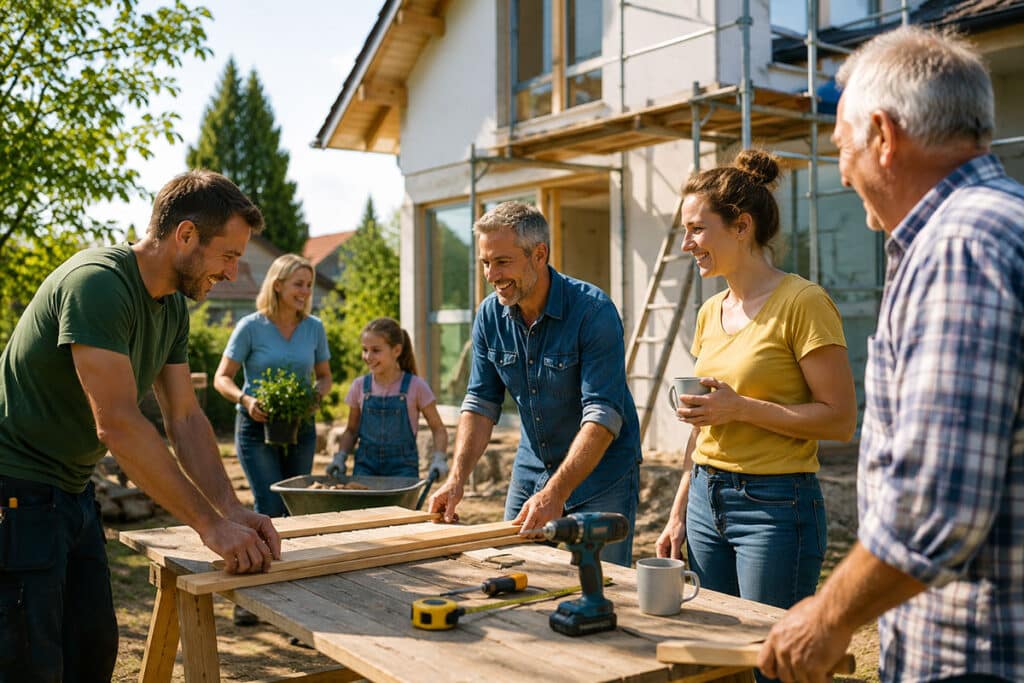 nachbarschaftshilfe-hausbau-baustelle-helfer