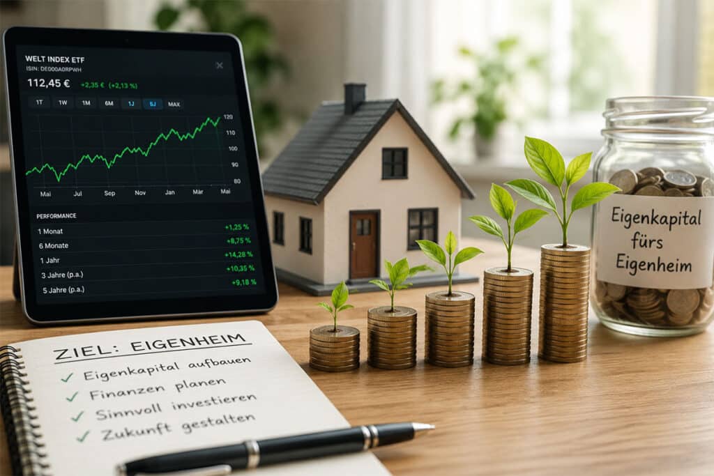Eigenkapital-für-den-Hausbau-mit-Aktien-und-ETFs-aufbauen